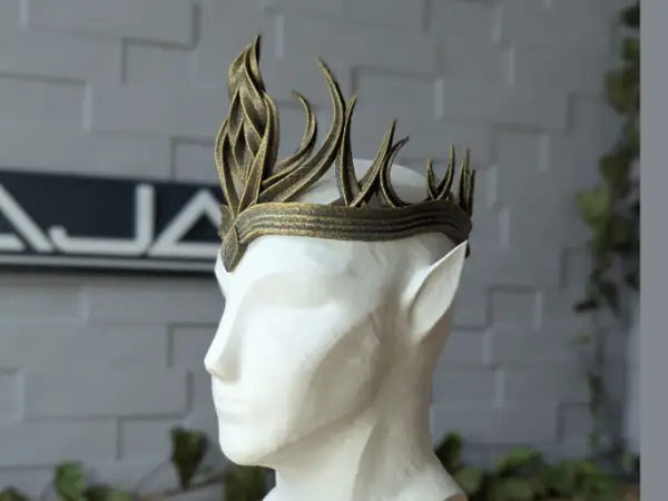 elf crown - "dark elegance"