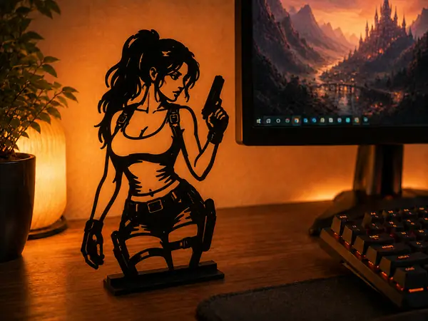 Tomb Raider Desk Decoration
