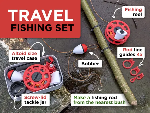 Travel Pocket Fishing Set - Altoid size box insert