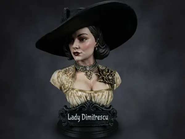 Lady Dimitrescu Bust - Resident Evil Village