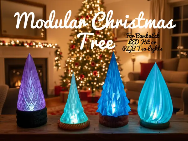 Modular Christmas Tree - Fully 3D Printable!