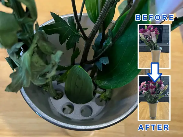 Flower Arrangement Vase Insert-Floral Styling Tool
