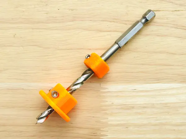 Woodworking Drill Bit Depth Stop Jig 木工钻头深度限位器