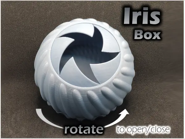 Iris Box - print-in-place