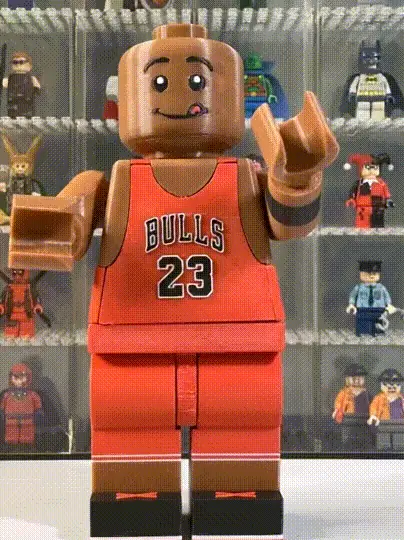 Big Brick GOAT Basketball Player