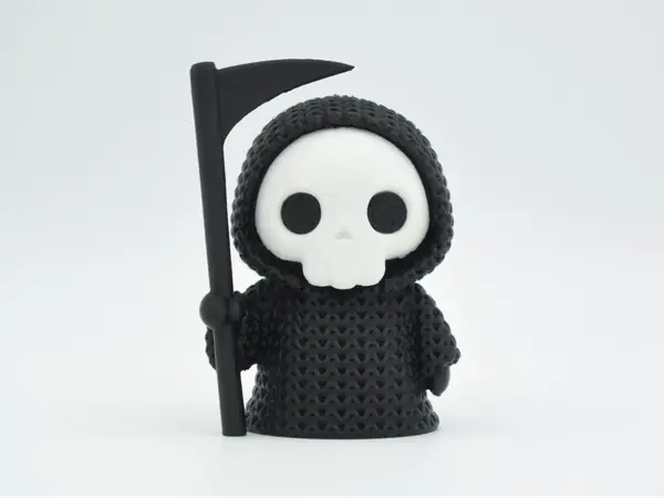 Knitted Halloween Grim Reaper