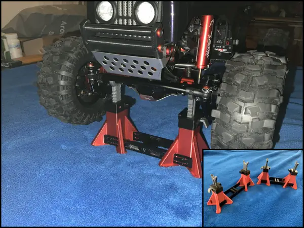 RC Crawler 1/10 Standfuß Achse verstellbar
