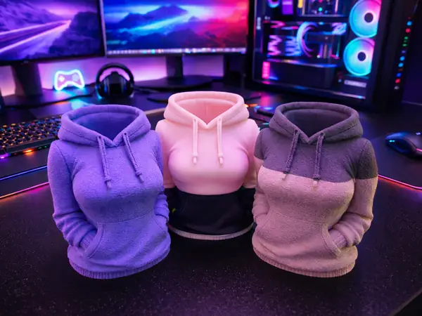 Female Hoodie Desk-Organizer XS