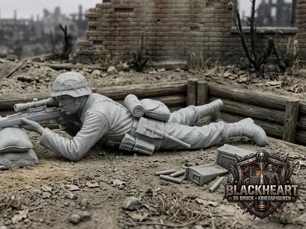 WWII Deutscher SoldatScharfschütze 1:35