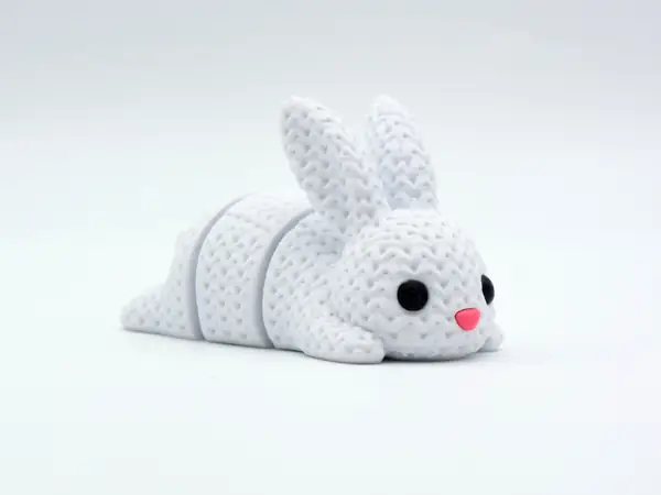 Knitted Articulated Bunny Rabbit