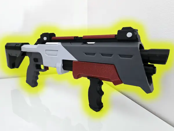 Fortnite Havoc Shotgun 36pc Glue Assembly 25" Long