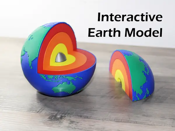 Interactive Earth Model with Layers