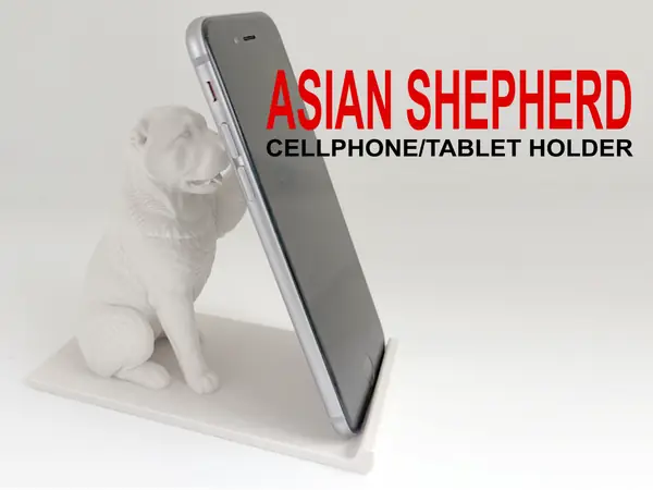 Alabias Asian Shepherd Cellphone/Tablet Holder