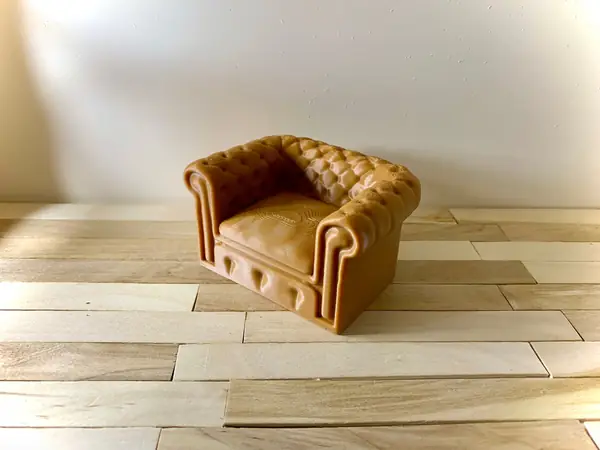 Chesterfield armchair 1/12 scale 