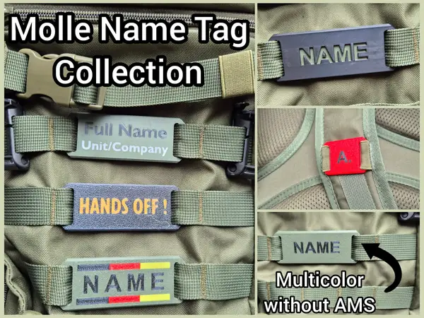 Molle Name Tags - Collection