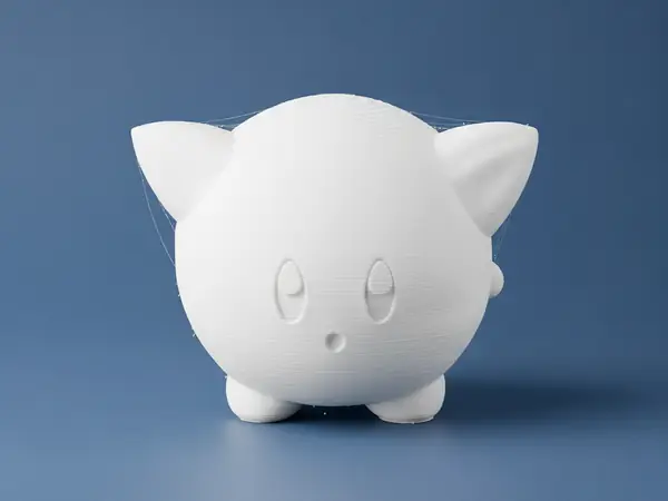 Elegant White Chibi Kirby 3D Print