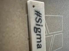 #Sigma Keychain