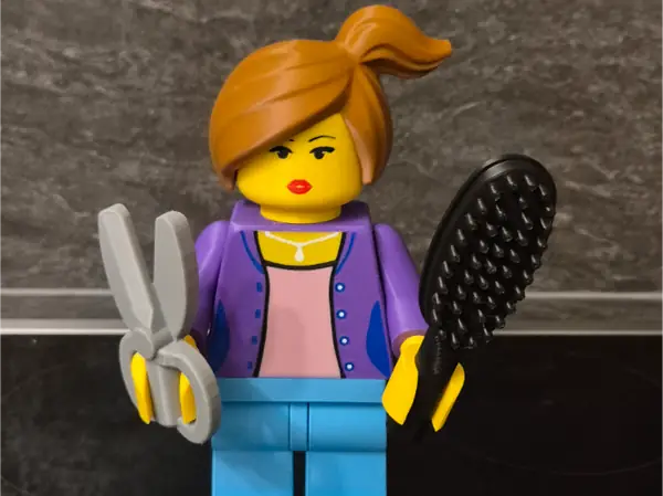 Brick Man/Women Friseurin 20cm