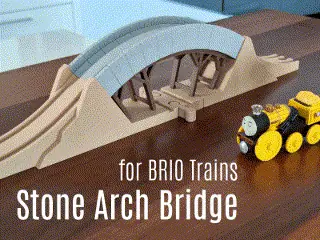 Stone Arch Brio Train Bridge