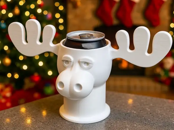 Christmas Moose Can Holder