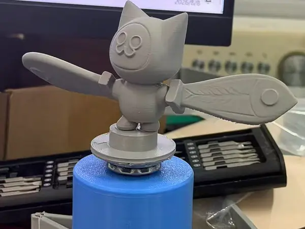 基于n20电机的自动旋转呆猫 双刀艾鲁猫