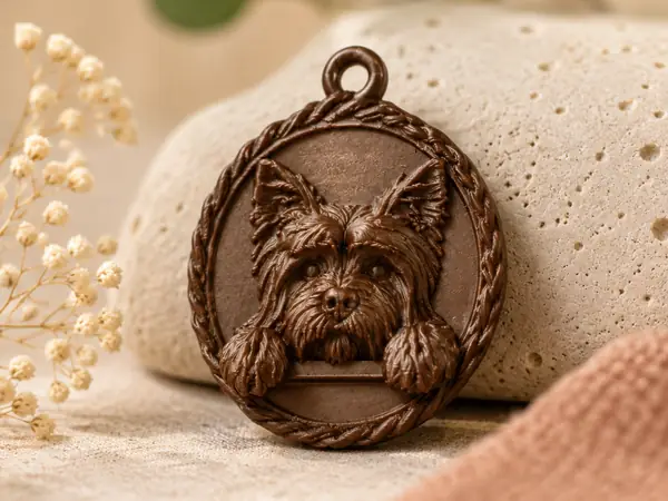 Yorkshire Terrier Decorative Medal / Pendant