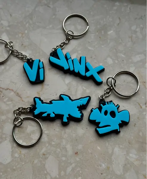 Arcane / League of  Legends Lol Keychain