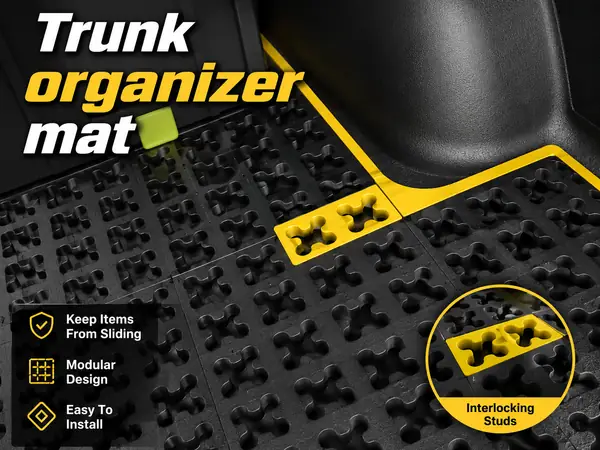 Trunk organizer mat