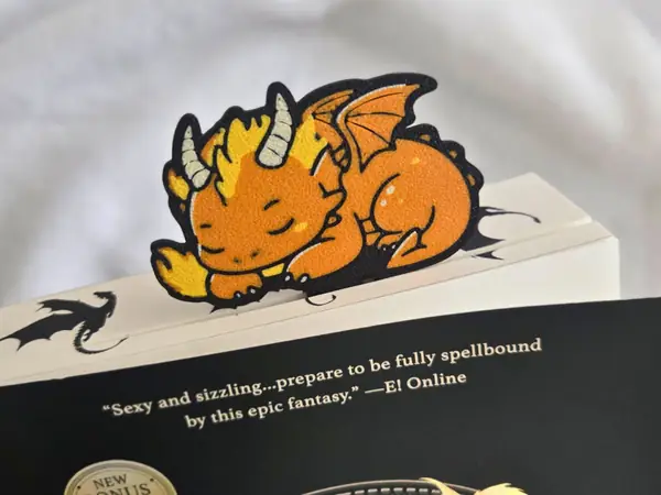 Sleeping Fire Dragon Bookmark