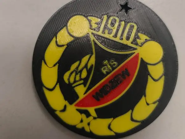 Widzew Łódź Footbal Club KeyChain Brelok