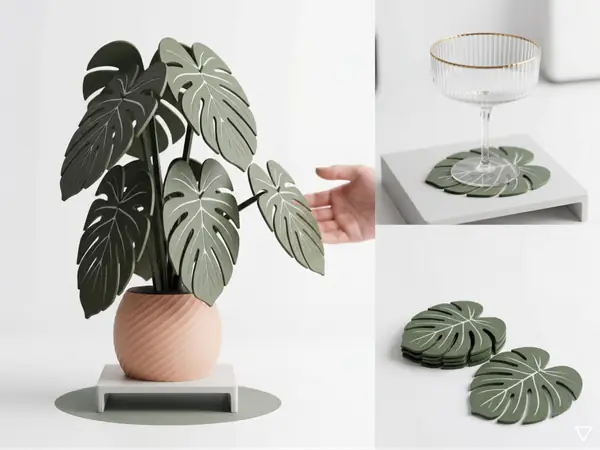Monstera Coaster