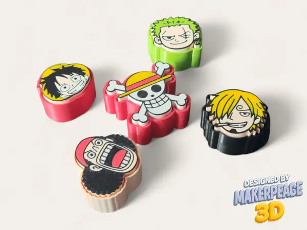 One Piece - Fidget Clickers-Luffy,Zoro,Sanji,Usopp