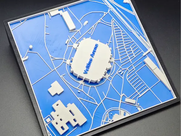 Veltins Arena 3D Stadtkarte Stadion FC Schalke 04