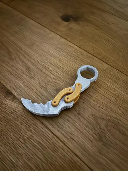 Kerambit knife fidget toy