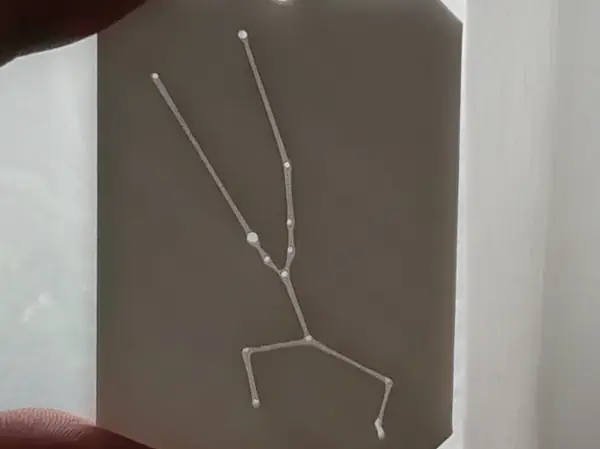 Taurus constellation keychain