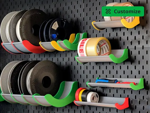 IKEA Skadis Spool & Tape Cradle Generator