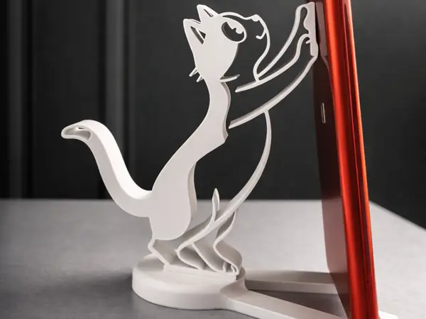 Cute Cat phone stand slot together holder