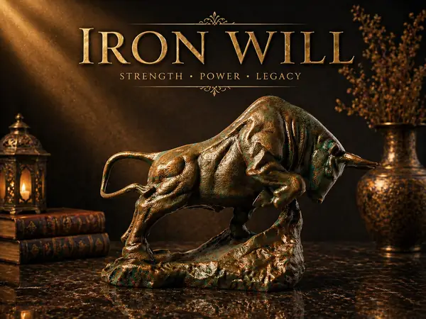Bull Zodiac Statue Minimalist Taurus Sign Decor