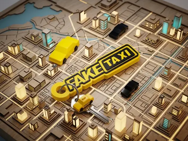 Portachiavi Fake Taxi