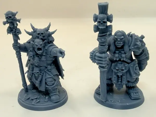 Orc Shaman Duo - 32mm Fantasy Magic Casters