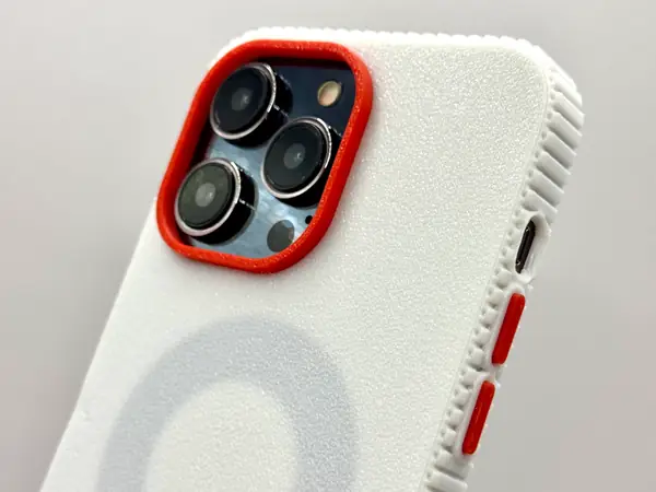 iPhone 14 Pro Max Zigzag Case Customizable Button