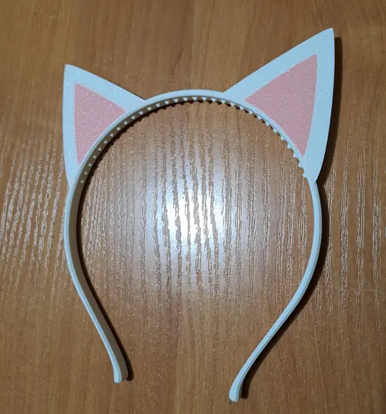Headband with cat ears