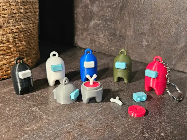Among us Keychain ( No AMS needed )
