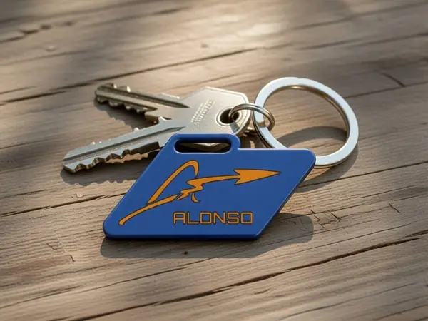 Fernando Alonso F1 Keychain