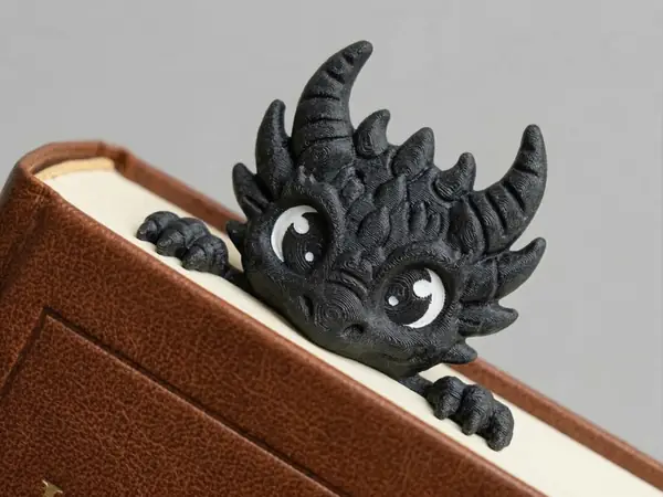 Peeking Baby Dragon Bookmark / AMS Ready