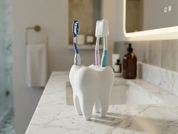 Giant Molar Toothbrush Holder