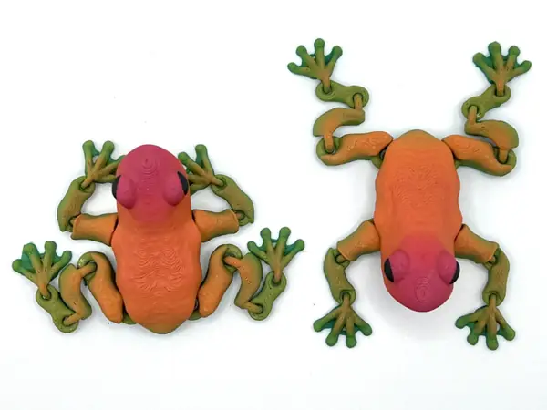 Frog Articulated Flexi 2 x 4mm Magnets NO SUPPORTS