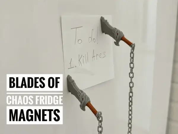 Blades of chaos - fridge magnet