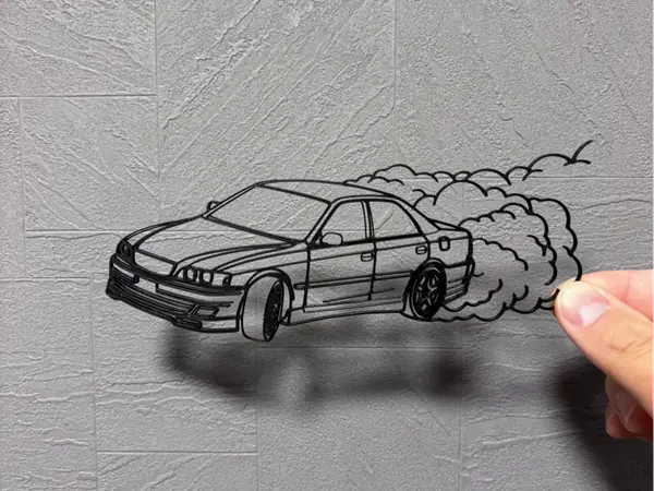 JZX100 Chaser Drifting Wall Art JDM