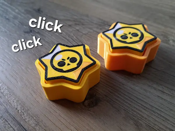 Brawl Stars fidget clicker with keyboard switch